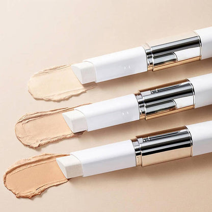 Color-Changing Foundation Stick with Collagen Capsules and Detachable Brush