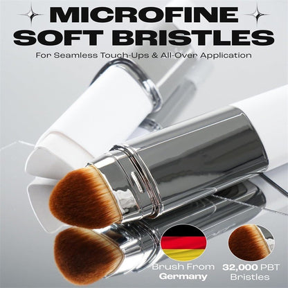 Color-Changing Foundation Stick with Collagen Capsules and Detachable Brush