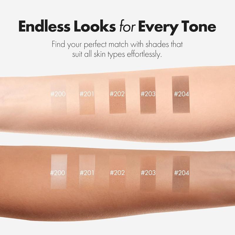 Color-Changing Foundation Stick with Collagen Capsules and Detachable Brush